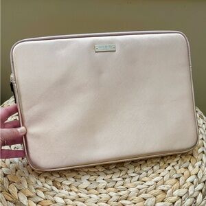 Kate Spade rose gold iPad laptop case